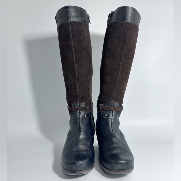 NAOT ‘Gratify’ Brown Suede Leather Boots Tall Heels Women’s 38 - Picture 6 of 14